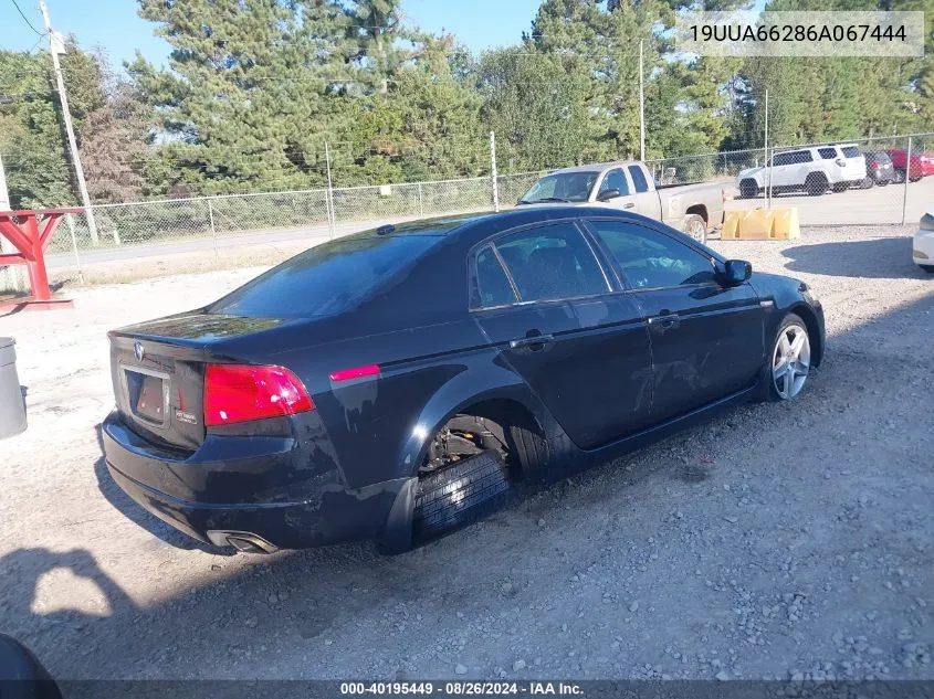 19UUA66286A067444 2006 Acura Tl