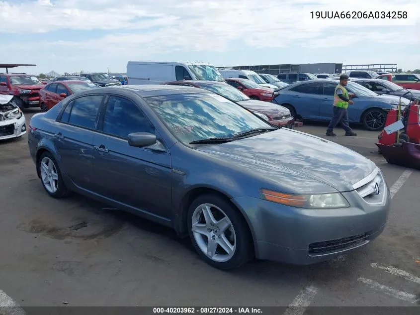 19UUA66206A034258 2006 Acura Tl