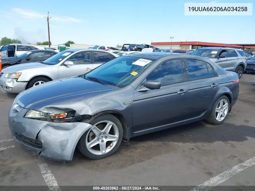 19UUA66206A034258 2006 Acura Tl