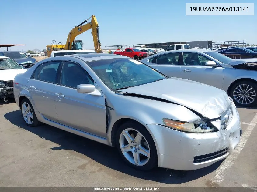 2006 Acura Tl VIN: 19UUA66266A013141 Lot: 40297799