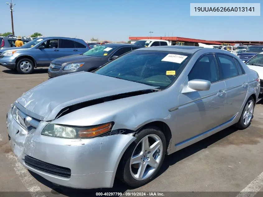 2006 Acura Tl VIN: 19UUA66266A013141 Lot: 40297799