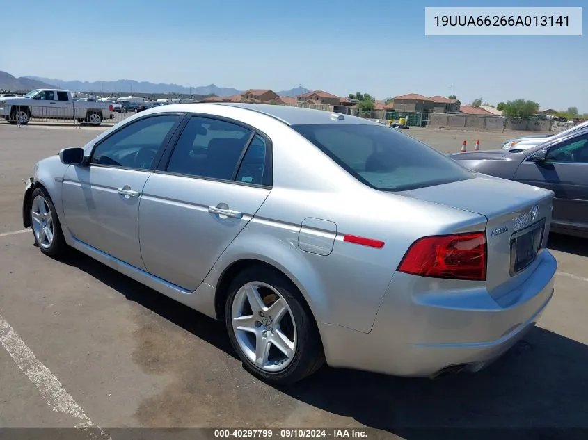 2006 Acura Tl VIN: 19UUA66266A013141 Lot: 40297799