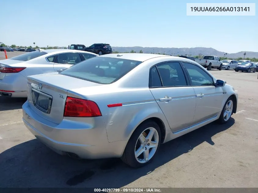 2006 Acura Tl VIN: 19UUA66266A013141 Lot: 40297799