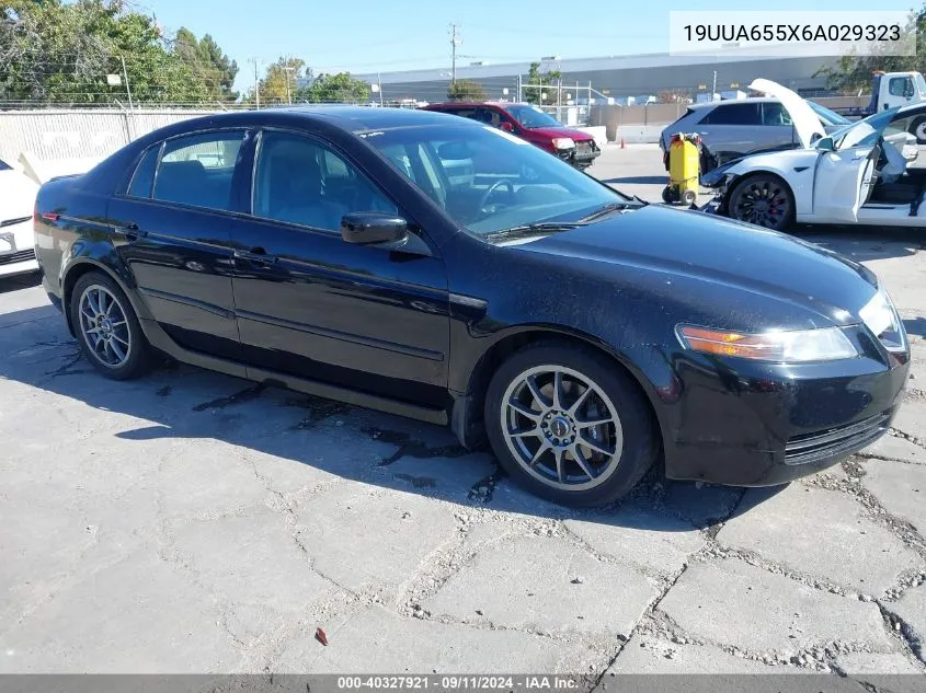 2006 Acura Tl VIN: 19UUA655X6A029323 Lot: 40327921