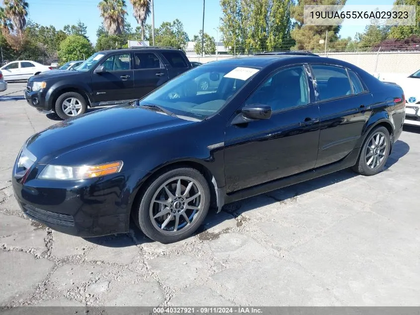 2006 Acura Tl VIN: 19UUA655X6A029323 Lot: 40327921