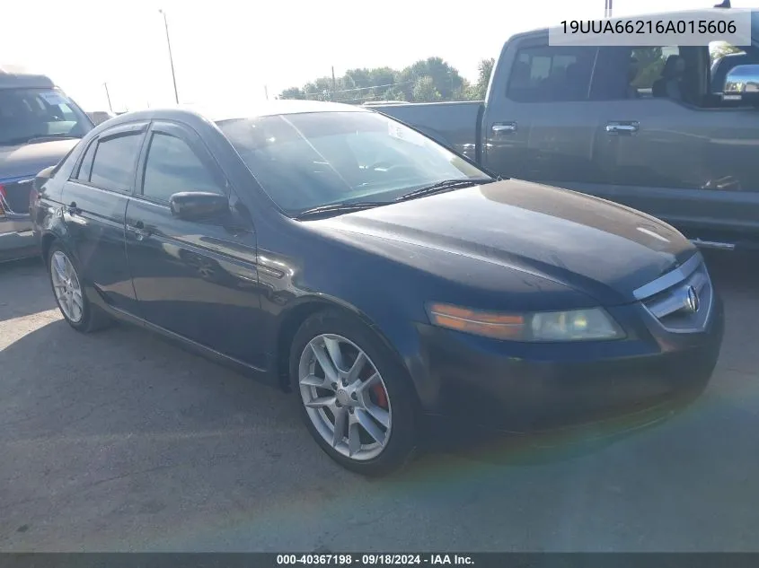 2006 Acura Tl VIN: 19UUA66216A015606 Lot: 40367198