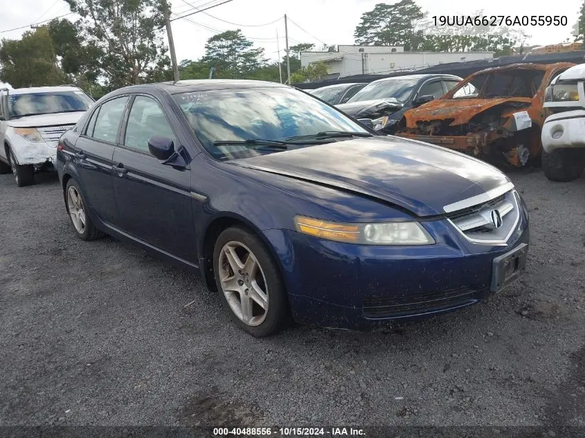 2006 Acura Tl VIN: 19UUA66276A055950 Lot: 40488556