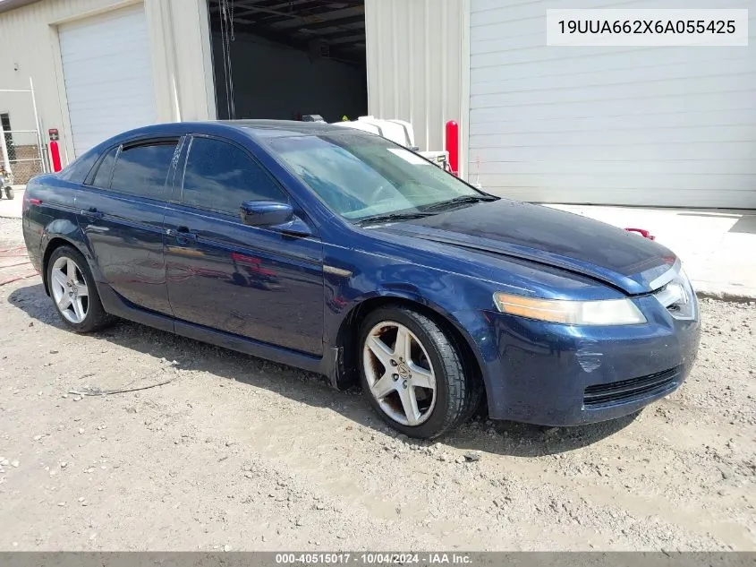 2006 Acura Tl VIN: 19UUA662X6A055425 Lot: 40515017