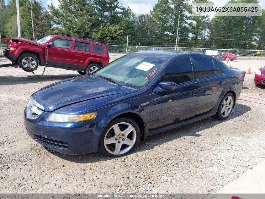 2006 Acura Tl VIN: 19UUA662X6A055425 Lot: 40515017