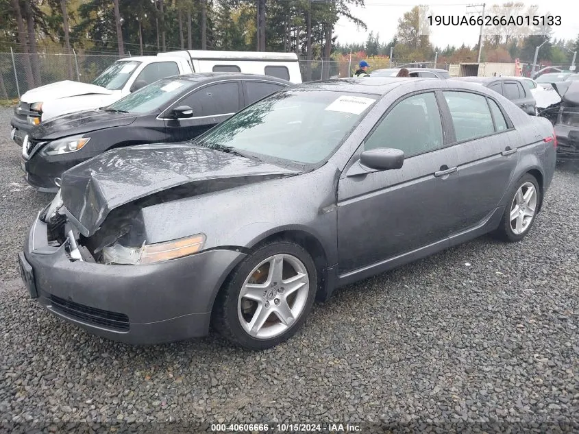 2006 Acura Tl VIN: 19UUA66266A015133 Lot: 40606666