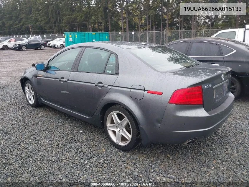 2006 Acura Tl VIN: 19UUA66266A015133 Lot: 40606666