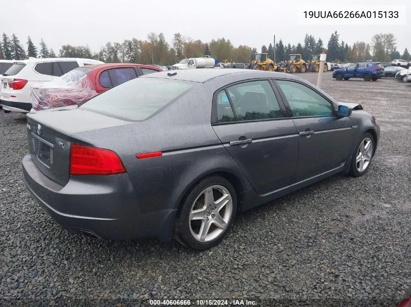 2006 Acura Tl VIN: 19UUA66266A015133 Lot: 40606666