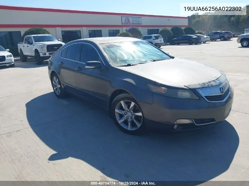 2006 Acura Tl VIN: 19UUA66256A022302 Lot: 40704774