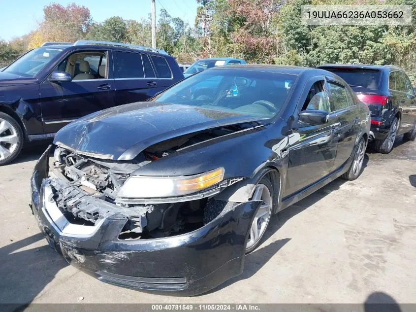 2006 Acura Tl VIN: 19UUA66236A053662 Lot: 40781549