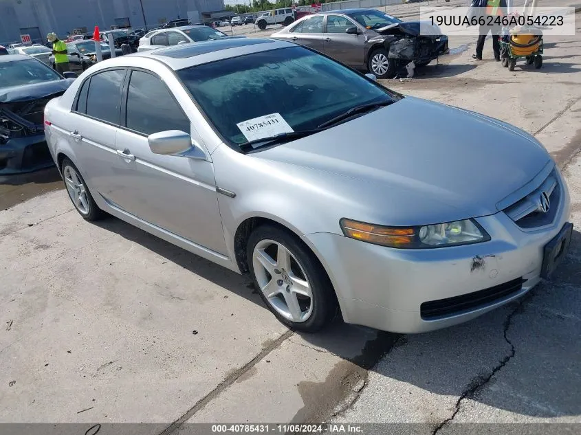 2006 Acura Tl VIN: 19UUA66246A054223 Lot: 40785431