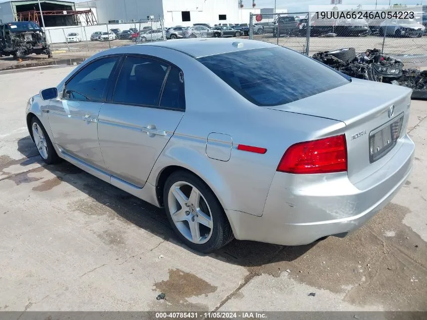 2006 Acura Tl VIN: 19UUA66246A054223 Lot: 40785431