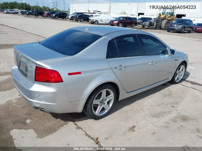 2006 Acura Tl VIN: 19UUA66246A054223 Lot: 40785431