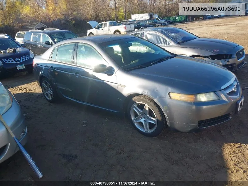 2006 Acura Tl VIN: 19UUA66296A073690 Lot: 40798051