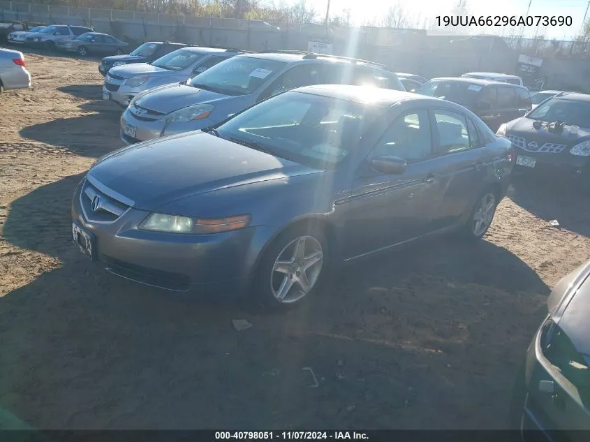 2006 Acura Tl VIN: 19UUA66296A073690 Lot: 40798051