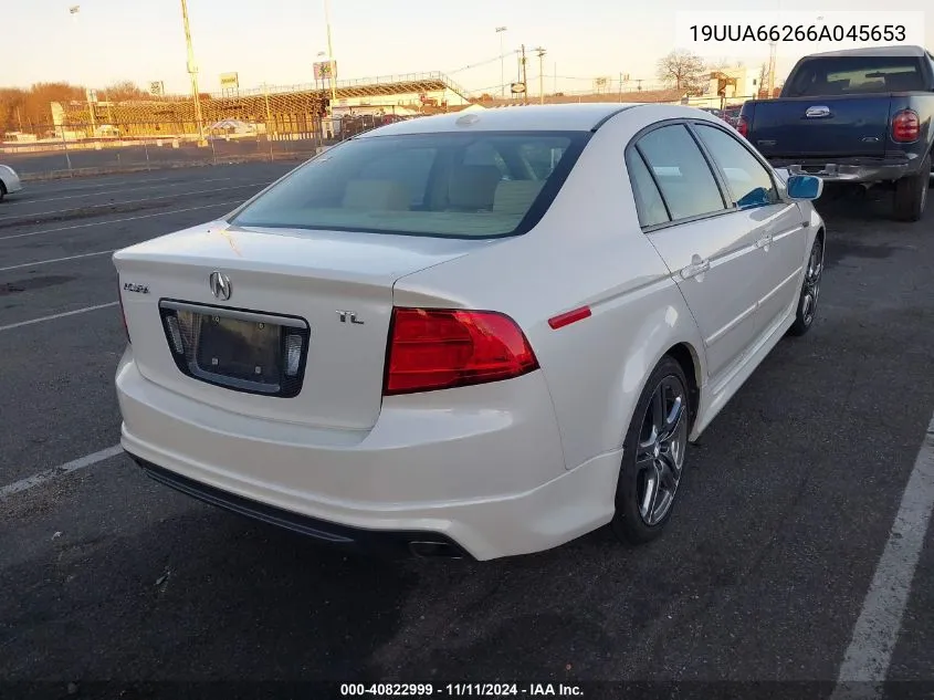 2006 Acura Tl VIN: 19UUA66266A045653 Lot: 40822999