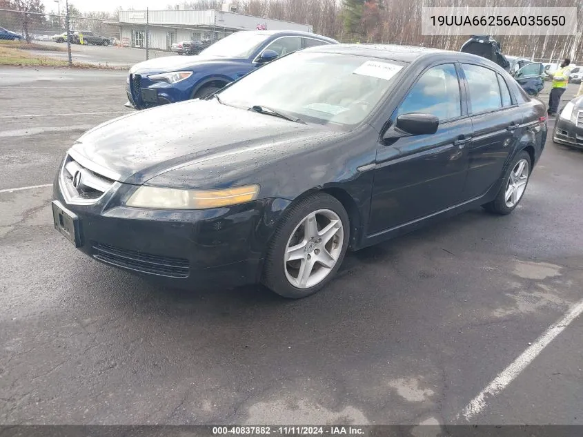 2006 Acura Tl VIN: 19UUA66256A035650 Lot: 40837882