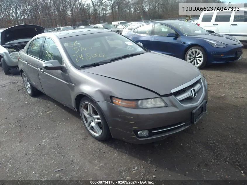 2007 Acura Tl 3.2 VIN: 19UUA66237A047393 Lot: 38734178