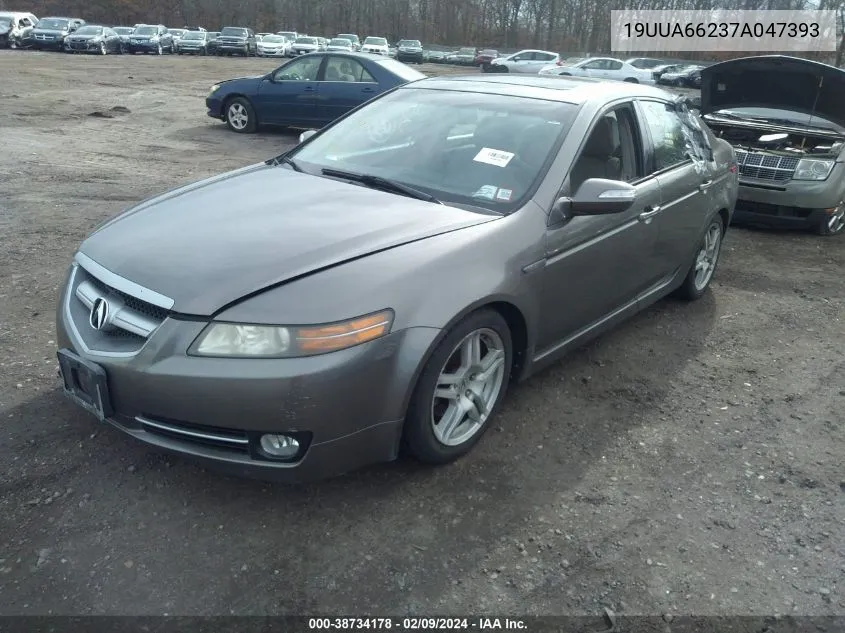 2007 Acura Tl 3.2 VIN: 19UUA66237A047393 Lot: 38734178