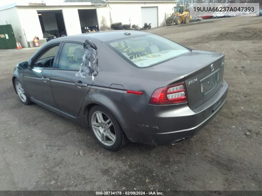 2007 Acura Tl 3.2 VIN: 19UUA66237A047393 Lot: 38734178