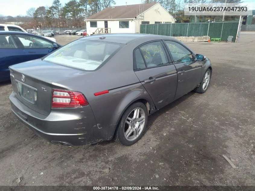 2007 Acura Tl 3.2 VIN: 19UUA66237A047393 Lot: 38734178