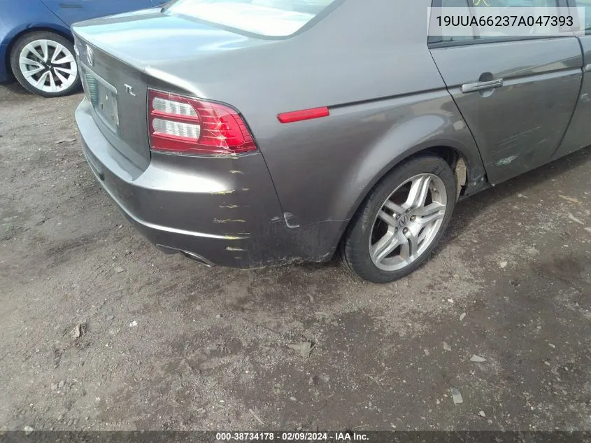 2007 Acura Tl 3.2 VIN: 19UUA66237A047393 Lot: 38734178