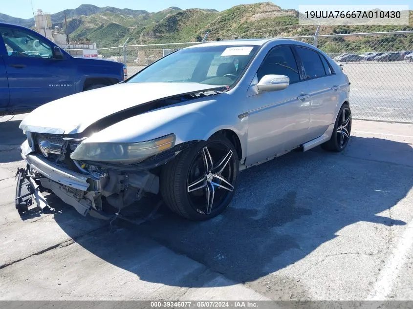 19UUA76667A010430 2007 Acura Tl Type S