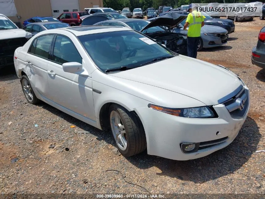 19UUA66217A017437 2007 Acura Tl 3.2