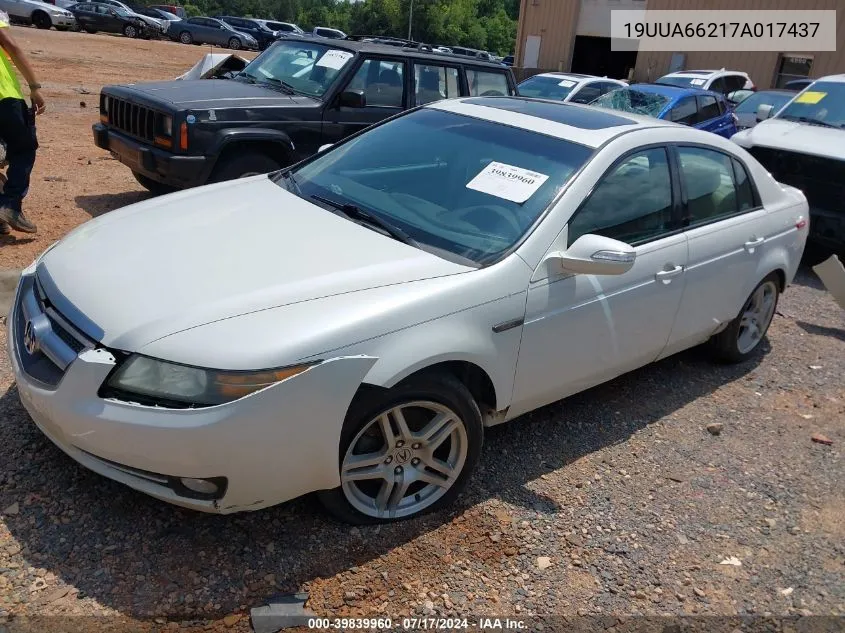 19UUA66217A017437 2007 Acura Tl 3.2