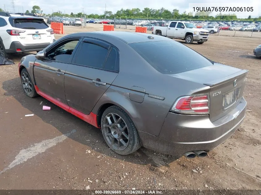 19UUA76597A006105 2007 Acura Tl Type S