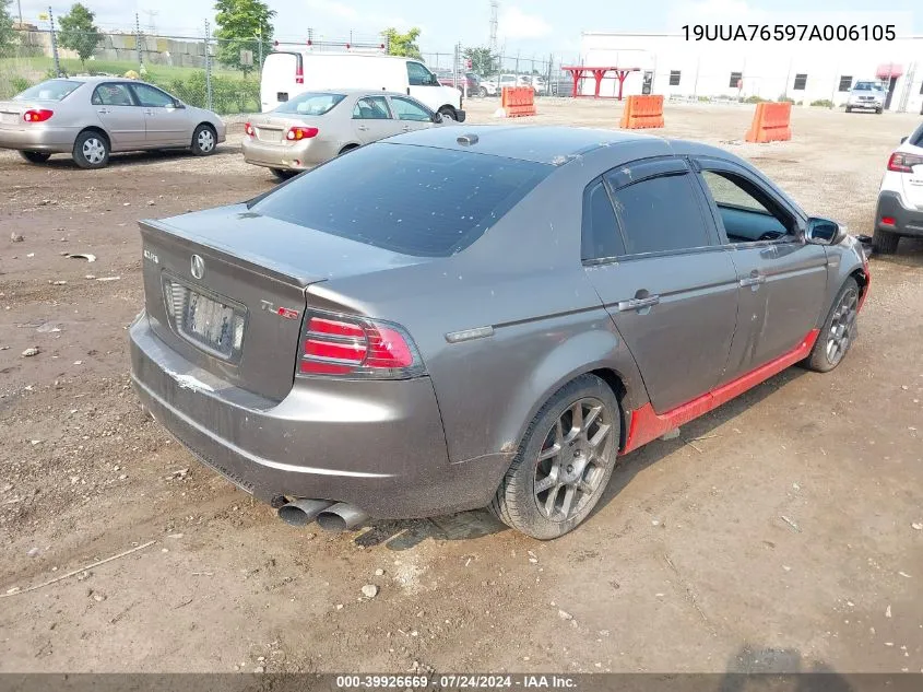 19UUA76597A006105 2007 Acura Tl Type S