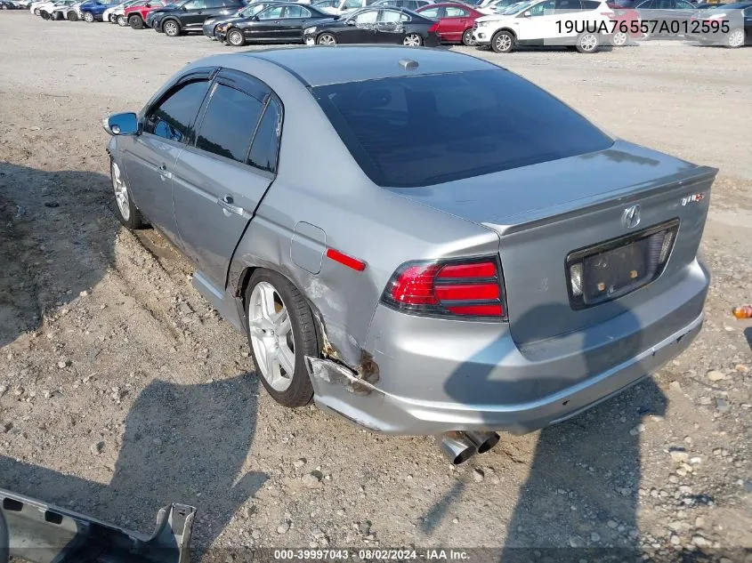 19UUA76557A012595 2007 Acura Tl Type S