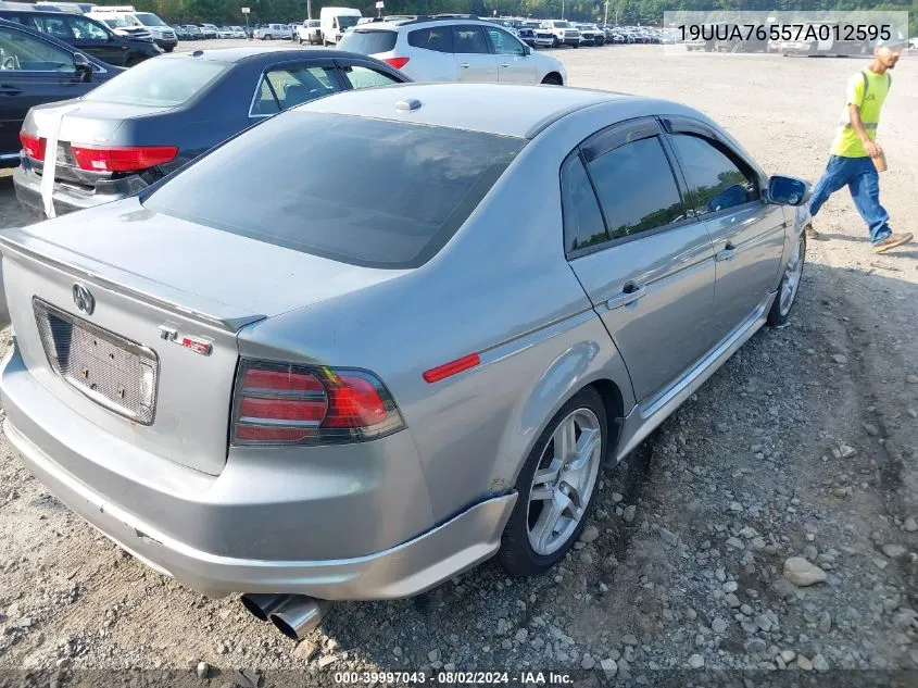 19UUA76557A012595 2007 Acura Tl Type S