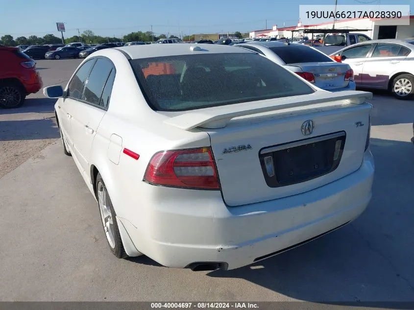 19UUA66217A028390 2007 Acura Tl 3.2