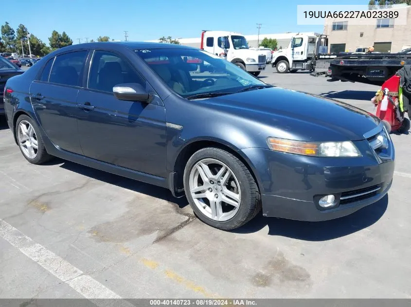 19UUA66227A023389 2007 Acura Tl 3.2