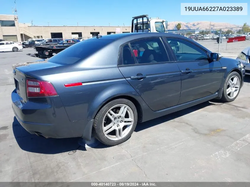 19UUA66227A023389 2007 Acura Tl 3.2