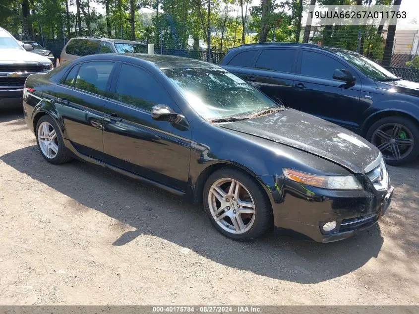 2007 Acura Tl 3.2 VIN: 19UUA66267A011763 Lot: 40175784