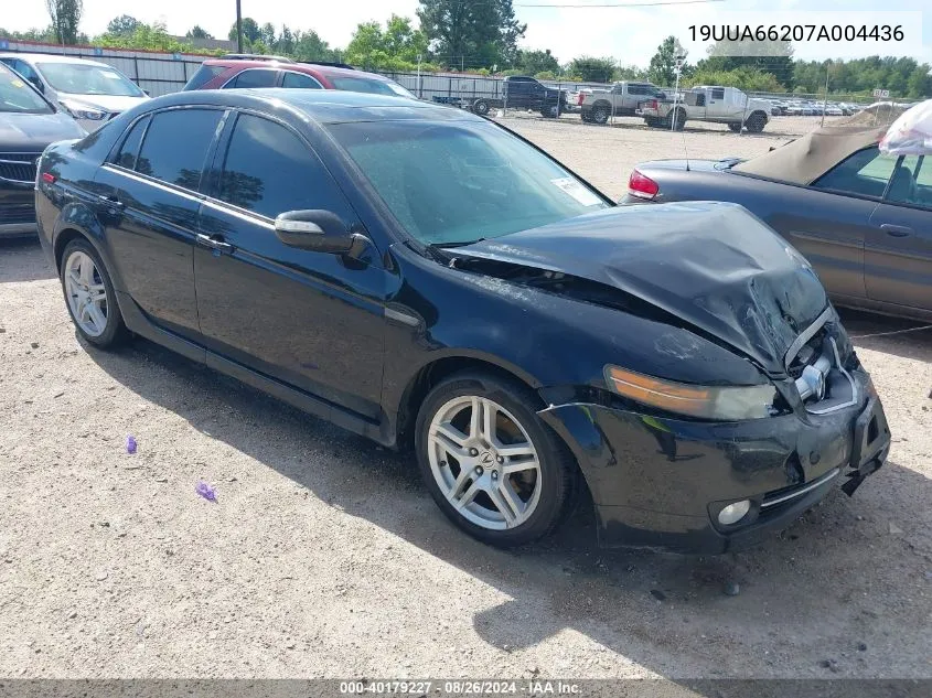 2007 Acura Tl 3.2 VIN: 19UUA66207A004436 Lot: 40179227