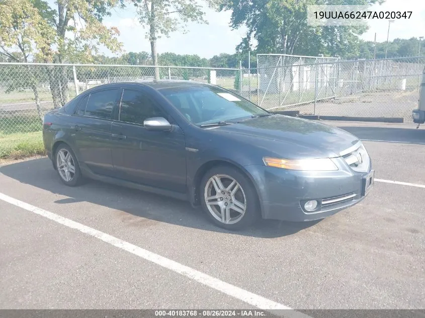 19UUA66247A020347 2007 Acura Tl 3.2