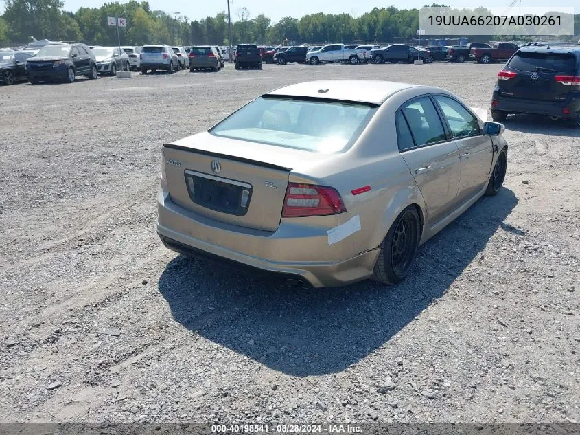 19UUA66207A030261 2007 Acura Tl 3.2