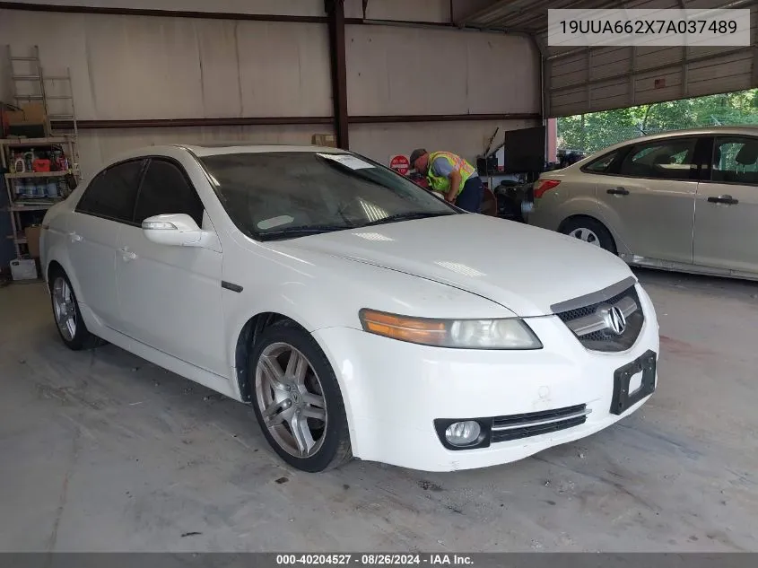 2007 Acura Tl 3.2 VIN: 19UUA662X7A037489 Lot: 40204527