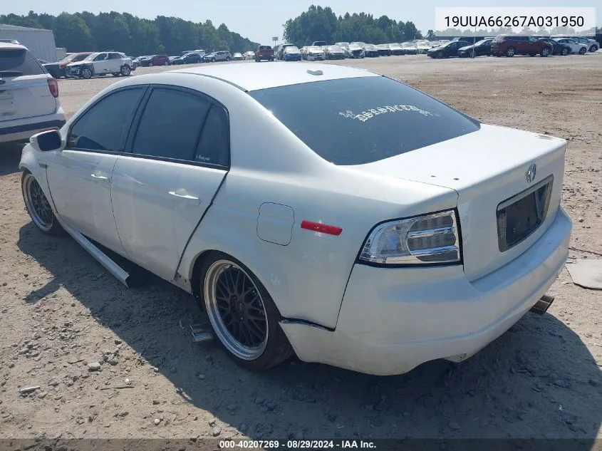 19UUA66267A031950 2007 Acura Tl 3.2