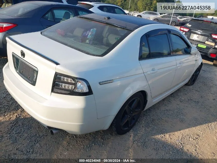 19UUA66227A045358 2007 Acura Tl 3.2