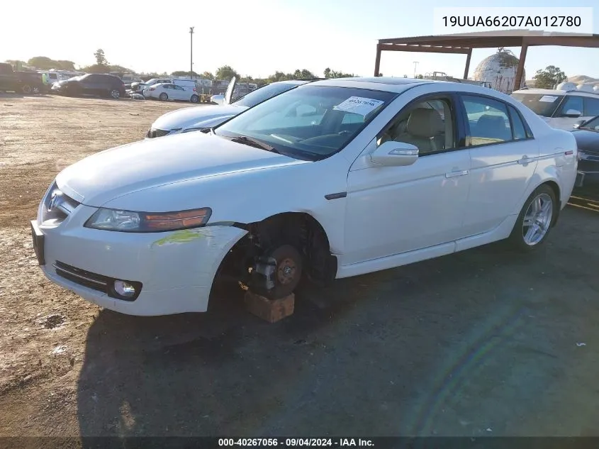 19UUA66207A012780 2007 Acura Tl 3.2