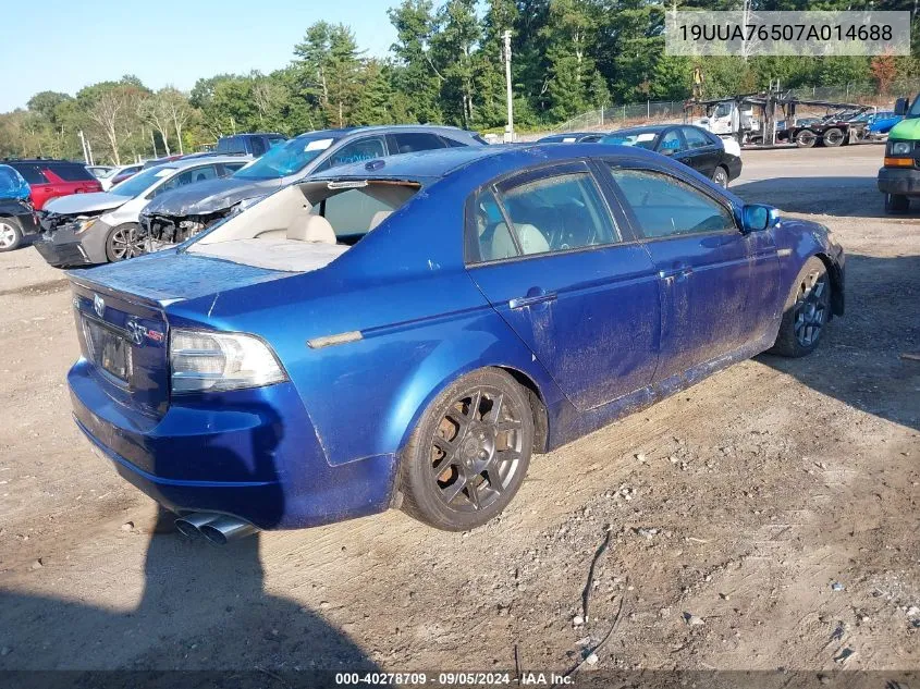 19UUA76507A014688 2007 Acura Tl Type S