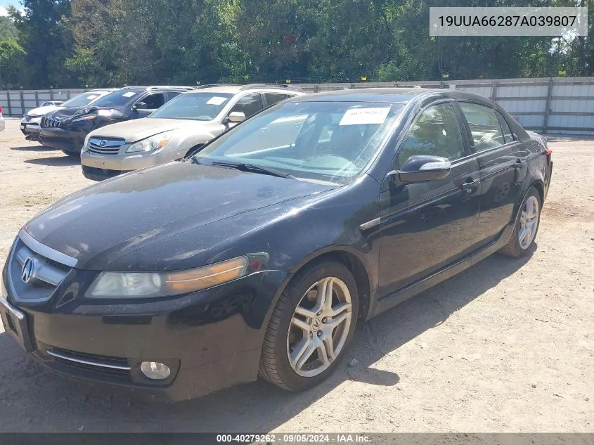 19UUA66287A039807 2007 Acura Tl 3.2